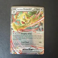 Pokemon Team Rocket's Persian ex 150/182 Sv10: Destined Rivals Holo 260HP - Image 1