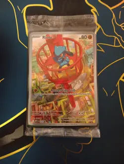 Pokemon TCG Riolu Illustration Mega Evolution Sealed Promo - Image 1