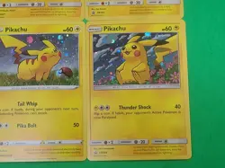 Pokemon Alternate Art Pikachu Holographic Cards Lot Of 4 N Mint Condition Nice! - Image 5