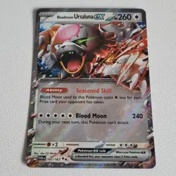 Bloodmoon Ursaluna ex 141/167 Pokemon TCG Twilight Masquerade NM - Image 1