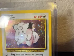 Pokemon TCG Clefairy 5/102 Holo Rare Unlimited Base Set HP/MP (1999) - Image 4