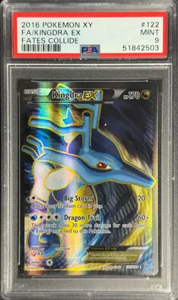 POKEMON 2016 KINGDRA EX XY FATES COLLIDE #122 PSA 9 - Image 1