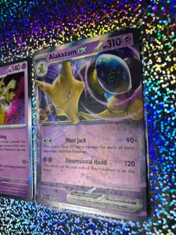 Pokemon TCG Alakazam: 059/195 Radiant; Double Rare 065/165 ex; Holo 082/167 - Image 4
