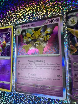 Pokemon TCG Alakazam: 059/195 Radiant; Double Rare 065/165 ex; Holo 082/167 - Image 5