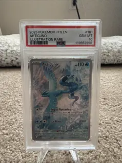 Pokemon JTG en Articuno #161 Illustration PSA 10 Gem MT Journey Together - Image 1