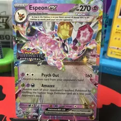 Pokemon Espeon EX Prismatic Evolutions 034/131 Promo Holo 270 HP 160 Atk - Image 1