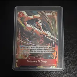 One Piece Card Game Monkey.D.Garp OP13-016 Alt Art Foil Carrying on His Will - Image 1