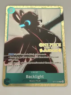 Backlight (Judge Pack Vol. 5) ST11-003 One Piece Promotion Cards Foil - Image 1