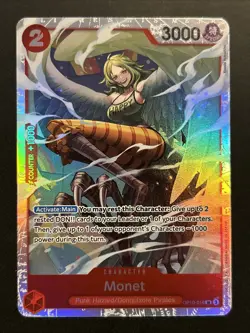 One Piece CCG Monet Foil SR OP10-016 Royal Blood English NM-Mint TCG Card NM - Image 1