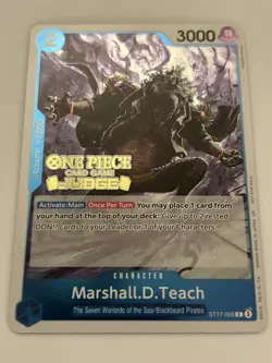 Marshall.D.Teach (Judge Pack Vol. 7) ST17-005 One Piece Promotion Cards Foil - Image 1