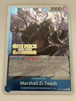 Marshall.D.Teach (Judge Pack Vol. 7) ST17-005 One Piece Promotion Cards Foil - Image 2