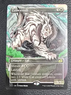 Cubwarden - Showcase Extended Art (Near Mint NM) Magic MTG - Ikoria - Image 1