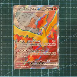 Team Rocket's Moltres ex Ultra Rare SV10: Destined Rivals 208/182 NM - Pokemon - Image 1