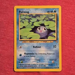 Pokemon 2000 WOTC Neo Discovery: Poliwag 62/75 - LP - Image 1