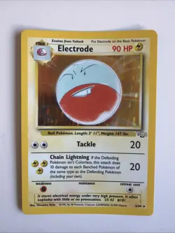 Pokemon TCG Electrode Jungle 2/64 Holo Unlimited Holo Rare - Image 1