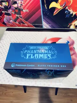Phantasmal Flames Pokemon Center ETB Fully Sealed Mint Condition - Image 4