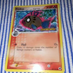 POKEMON FEEBAS #49/101 - REVERSE HOLO DELTA SPECIES - EX DRAGON FRONTIERS - Image 1