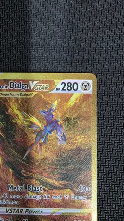 ORIGIN FORME DIALGA VSTAR GG68/GG70 POKEMON CROWN ZENITH HOLO RARE GOLD - Image 3