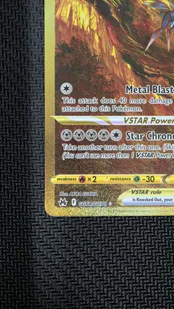 ORIGIN FORME DIALGA VSTAR GG68/GG70 POKEMON CROWN ZENITH HOLO RARE GOLD - Image 5