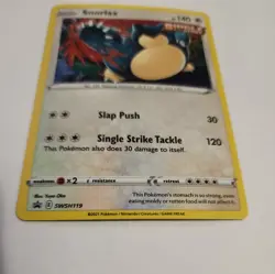 Pokemon Snorlax SWSH119 Sword & Shield Black Star Promo Holo NM NEVER PLAYED - Image 4
