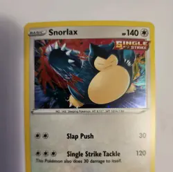 Pokemon Snorlax SWSH119 Sword & Shield Black Star Promo Holo NM NEVER PLAYED - Image 5
