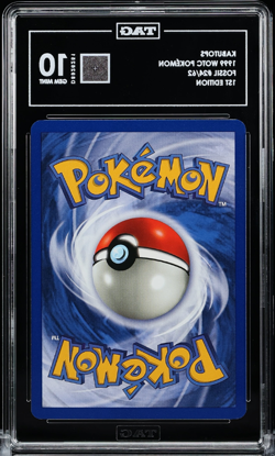 POKEMON 1999 KABUTOPS FOSSIL - 1ST EDITION #24/62 TAG 10 POP 2!!!! - Image 2