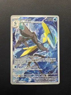 Pokemon TCG Inteleon 142/132 Me01: Mega Evolution Holo Illustration Rare NM - Image 1