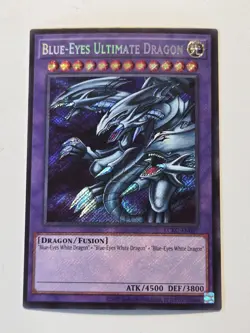 Blue-Eyes Ultimate Dragon LCKC-EN057 Secret Rare Yugioh Unlimited Edition Mint - Image 1