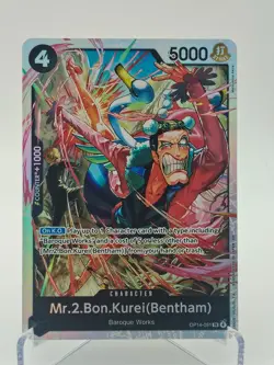 OP14-091 [SR] - Mr.2.Bon.Kurei(Bentham) - NM - One Piece TCG - OP14 - English - Image 1