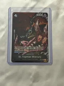 One Piece TCG St. Topman Warcury OP13-089 Alternate Art Alt English - Image 1