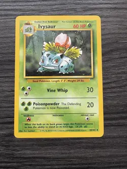 Pokemon TCG Ivysaur Base Set, Unlimited Uncommon Card 30/102 - Image 1