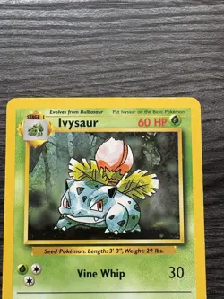Pokemon TCG Ivysaur Base Set, Unlimited Uncommon Card 30/102 - Image 2