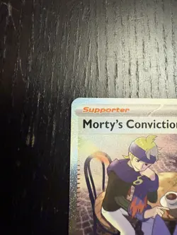 Pokemon Morty's Conviction 211/162 SV05 Trainer Full Art Holo Special Rare Card - Image 4