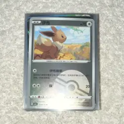Pokemon Eevee Holo Card Lot 75 Japenese Basic 2025 Set TCG - Image 1