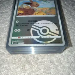 Pokemon Eevee Holo Card Lot 75 Japenese Basic 2025 Set TCG - Image 3