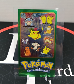 Pokemon Topps TV Animation Edition Series 2 1 of 5 Jumbo Holo Pokemon Card T1 - Image 1