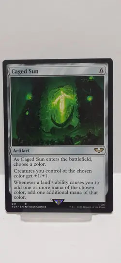 1x Caged Sun - Universes Beyond: Warhammer 40,000 MTG - Image 1