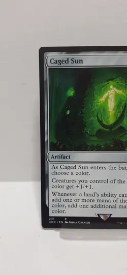 1x Caged Sun - Universes Beyond: Warhammer 40,000 MTG - Image 2