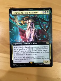 MTG Jenova, Ancient Calamity (Extended Art) Normal NM FINAL FANTASY Magic 493 - Image 1