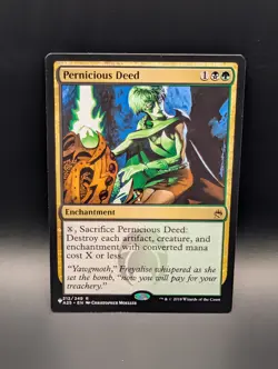 MTG - Pernicious Deed - Enchantment - LIST #212 - Rare - Image 1