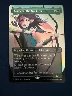 MTG ** RAINBOW FOIL ** Marwyn, the Nurturer - Image 2