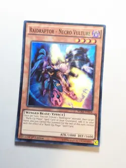 Raidraptor - Necro Vulture - WIRA-EN014 - Super Rare - 1st Edition - Yugioh - Image 1