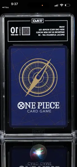 One Piece CCG Nami (SP) OP08-106 SR Emperors in the New World Foil TAG 10 - Image 2
