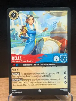 Belle - Mechanic Extraordinaire 126/204 Disney Lorcana Super Rare Non Foil - Image 1