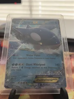 Kyogre EX XY41 XY Promo Ultra Rare EX Holo Water Basic Pokemon Card - Image 1