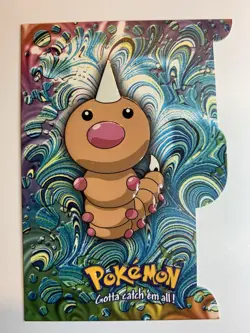 2000 Topps Pokemon TV Animation Series 3 #13 Weedle Die Cut Card EV01 of 12 - Image 1