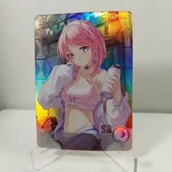 Blue Poison Goddess Story Waifu Anime Trading Card SR - Image 1