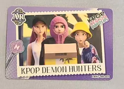 NEW! KPop Demon Hunters Exquisite Collection Card - HUNTR/X #AR-003 - Image 1