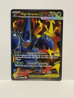 Mega Heracross ex - 108/094 Ultra Rare Phantasmal Flames NM/M Pokemon Card - Image 1