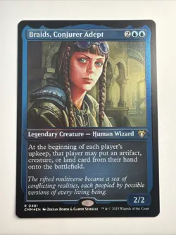 Braids, Conjurer Adept (Foil Etched) Commander Masters Foil - Image 1